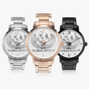 GLOBAL UTOPIA PRESIDENTIAL: 213. New Steel Strap Automatic Watch (With Indicators)