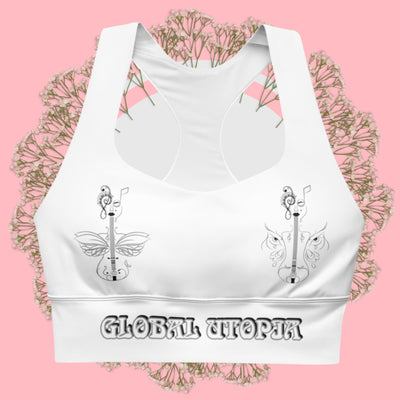 VIOLIN TWINS: Longline sports bra