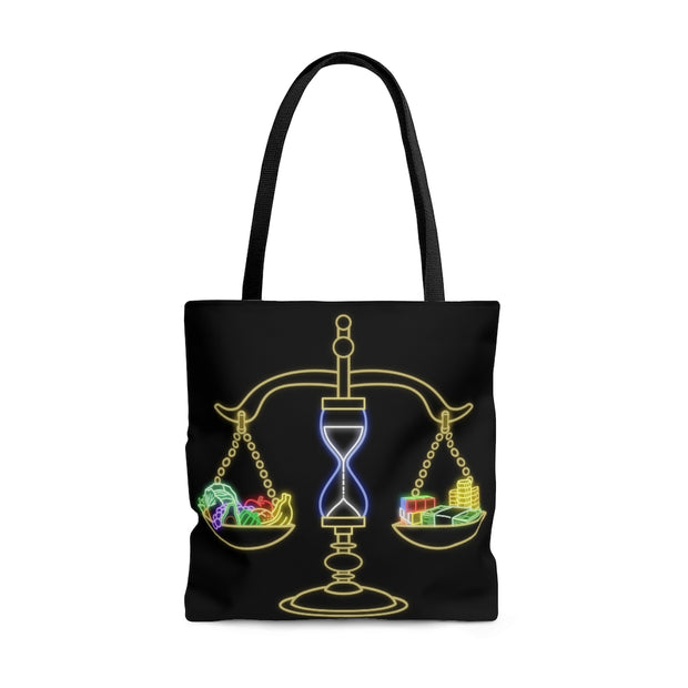 Scales of Fortune: AOP Tote Bag