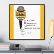 Tone of Life: Gallery Canvas Wraps, Square Frame