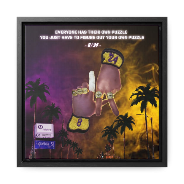 24/8 Mentality. Gallery Canvas Wraps, Square Frame