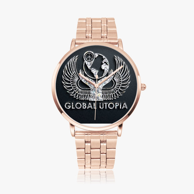 GLOBAL UTOPIA TINTED: 273. Instafamous Steel Strap Quartz watch