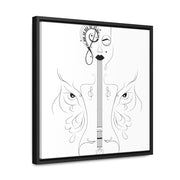 Viola: Gallery Canvas Wraps, Square Frame