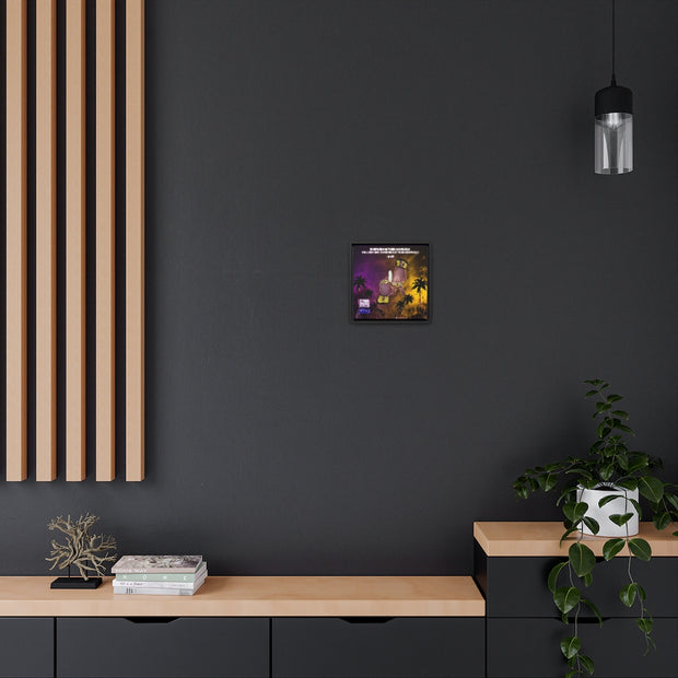 24/8 Mentality. Gallery Canvas Wraps, Square Frame