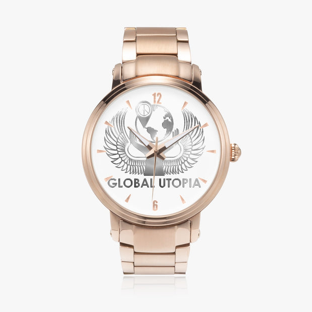 GLOBAL UTOPIA PRESIDENTIAL: 213. New Steel Strap Automatic Watch (With Indicators)