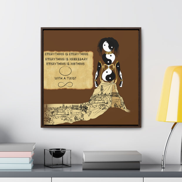 Miseducation of Everything: Gallery Canvas Wraps, Square Frame