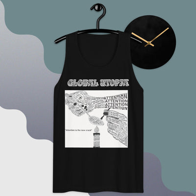 CYBER CRACK: Premium tank top