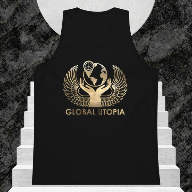 GLOBAL UTOPIA GOLD: Premium tank top
