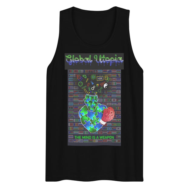 GLOBAL UTOPIAS: "MOLDED AMBITION"  premium tank top