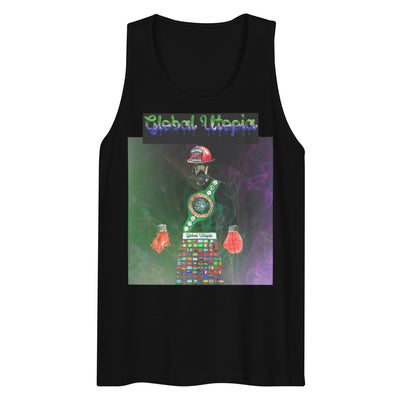 GLOBAL UTOPIA: HEARTBURN premium tank top