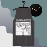 CYBER CRACK: Premium tank top