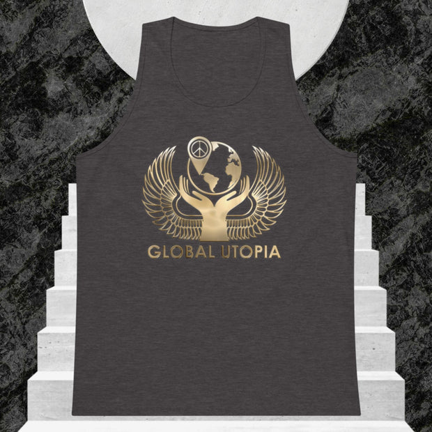 GLOBAL UTOPIA GOLD: Premium tank top