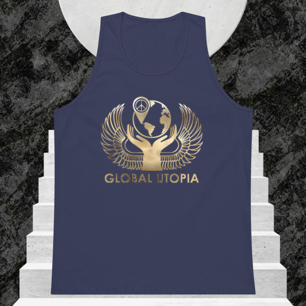 GLOBAL UTOPIA GOLD: Premium tank top