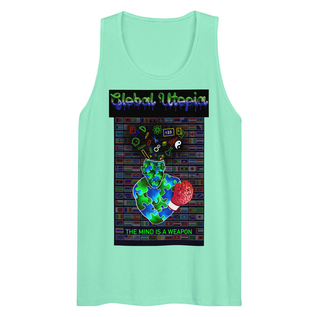 GLOBAL UTOPIAS: "MOLDED AMBITION"  premium tank top