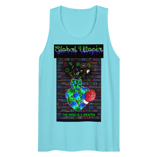 GLOBAL UTOPIAS: "MOLDED AMBITION"  premium tank top