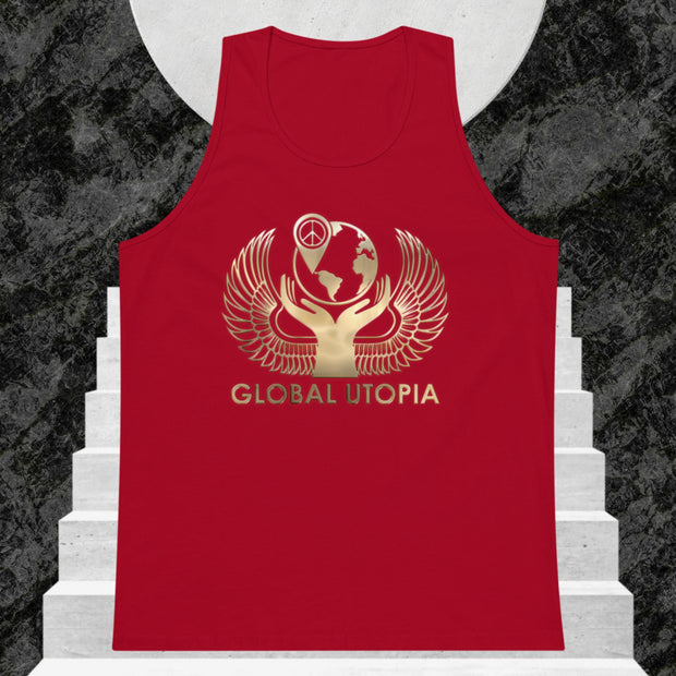 GLOBAL UTOPIA GOLD: Premium tank top