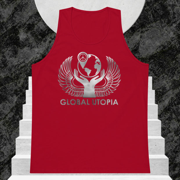 GLOBAL UTOPIA SILVER: Premium tank top