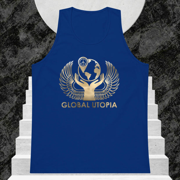GLOBAL UTOPIA GOLD: Premium tank top