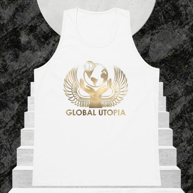 GLOBAL UTOPIA GOLD: Premium tank top