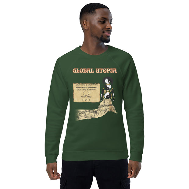 MISEDUCATION OF EVERYTHING: Premium organic raglan sweatshirt
