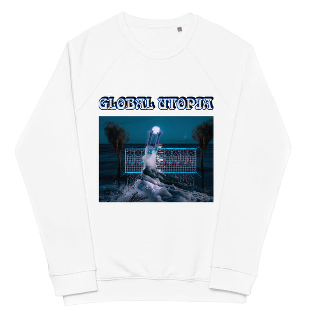 NURTURES VOLLEY: Premium organic raglan sweatshirt